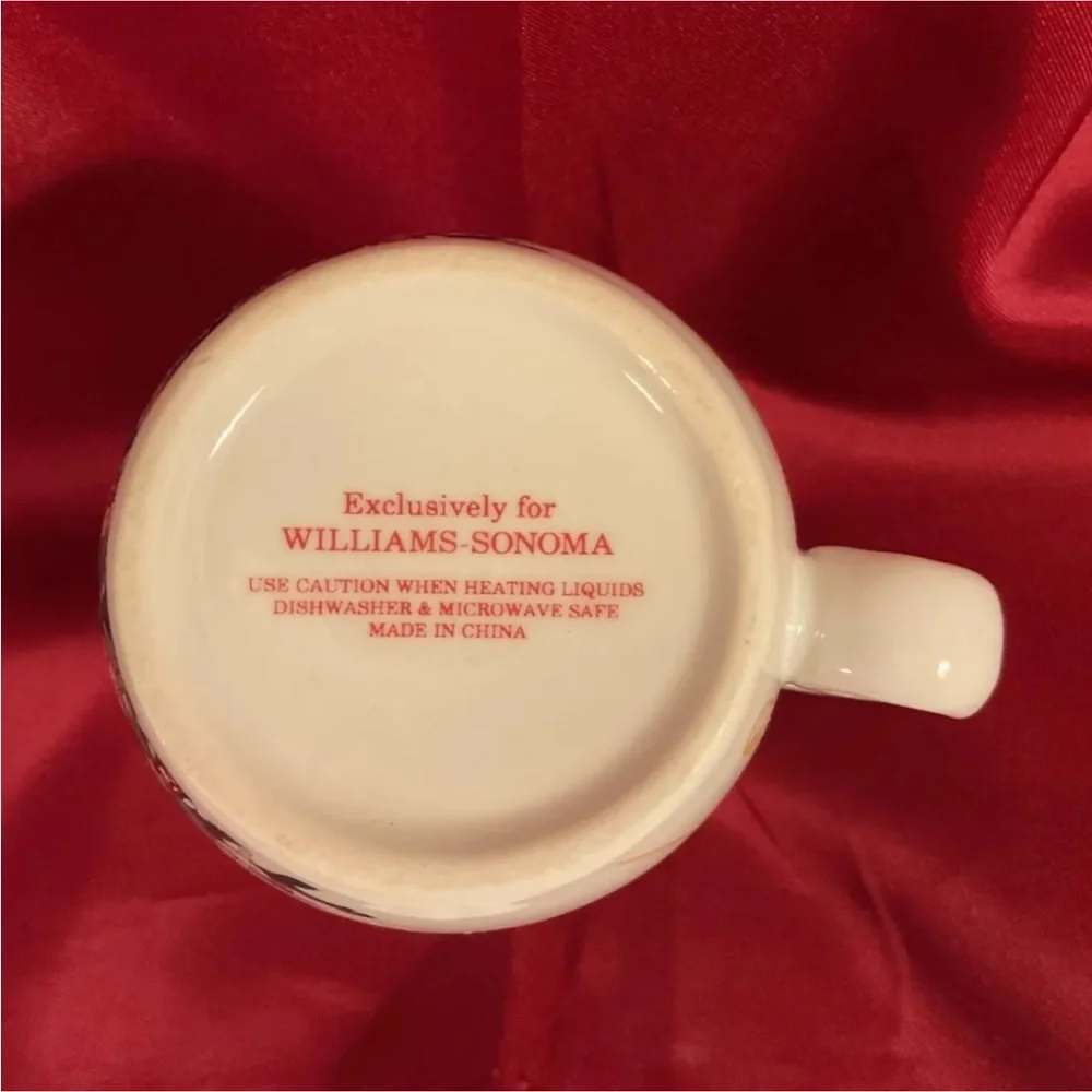 Williams Sonoma “Twas The Night Before Christmas” Reindeer Mug Retired